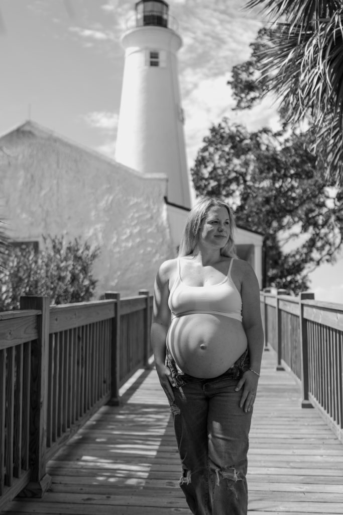 St. Marks Lighthouse Maternity Session 