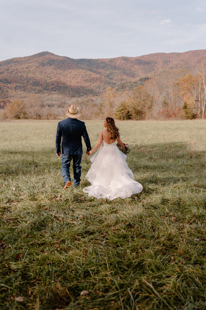great smoky mountains elopement portraits