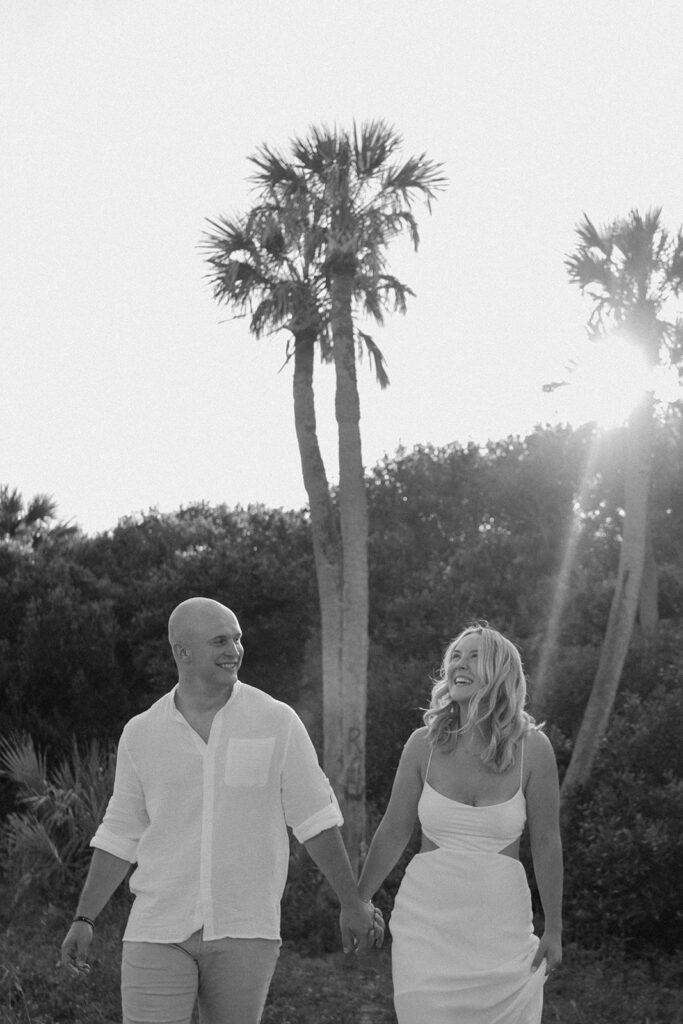 charleston engagement photos on folly beach documentary style engagement photos