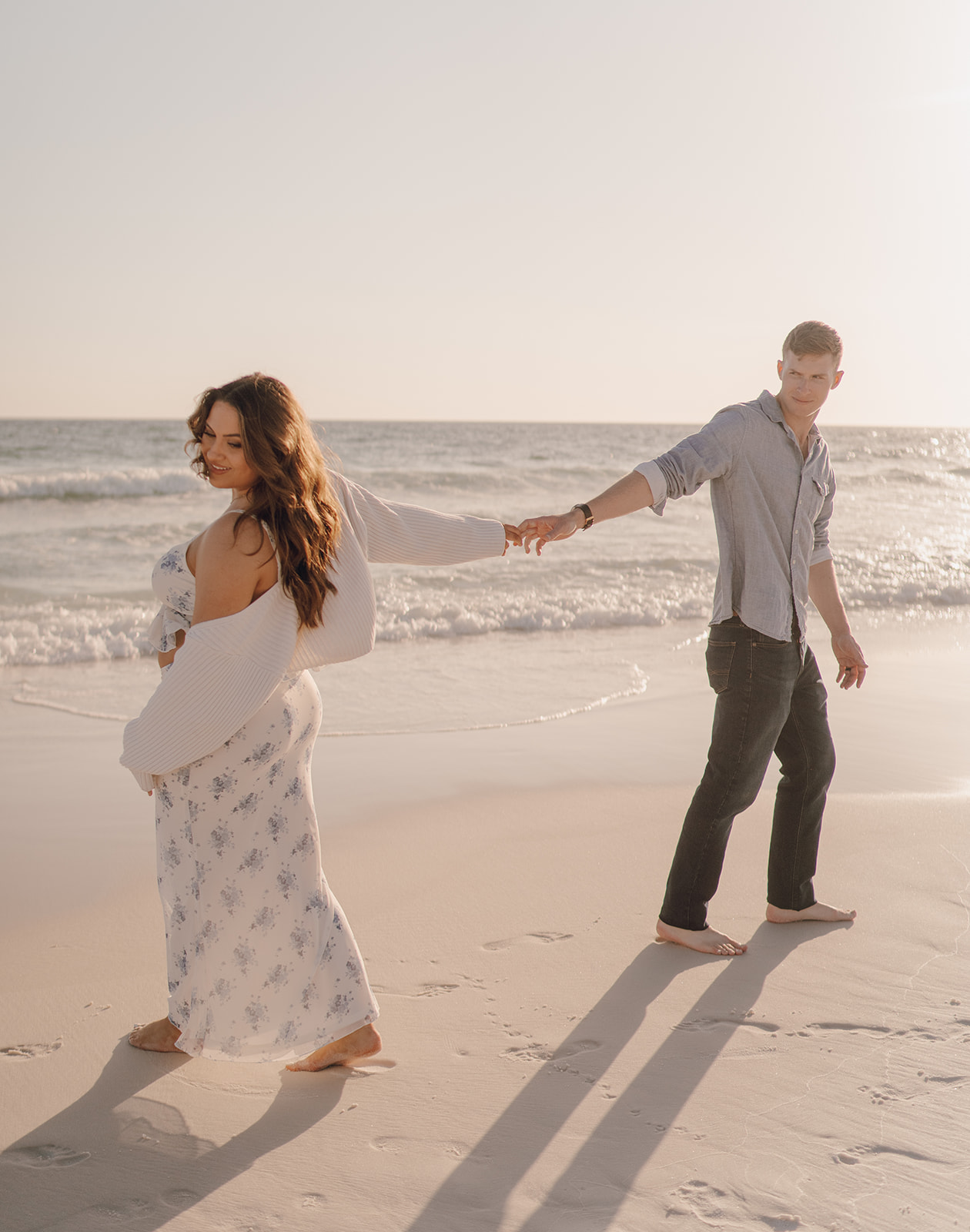 Grayton Beach Sunset Maternity Photos