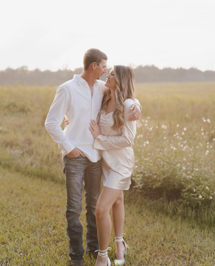 romantic couple photography Tallahassee engagement photos