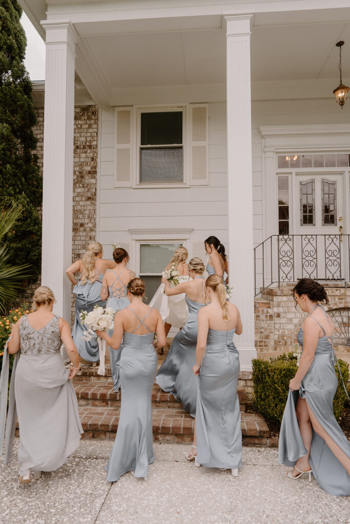 BLUE BRIDESMAID DRESSES wedding in charleston south Carolina