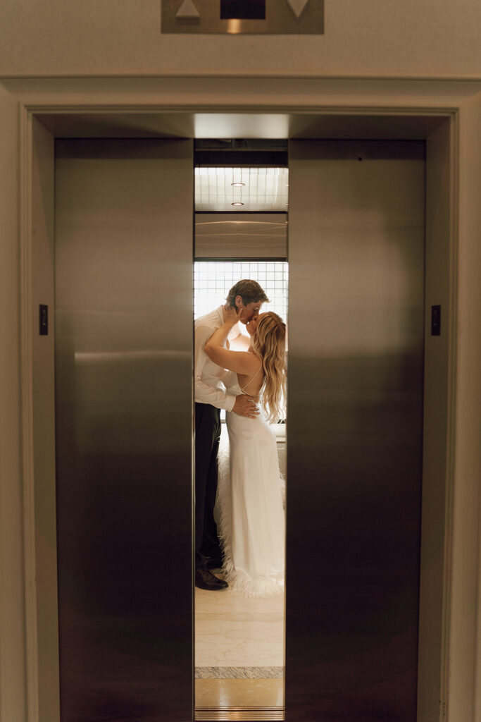 elevator closing engagement photos