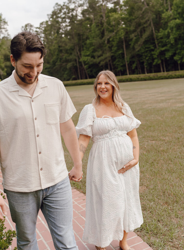 maclay gardens park florida maternity session documentary style photography