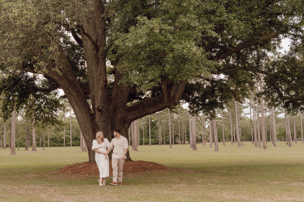 Mount Pleasant Lodge engagement photos in florida documentary style