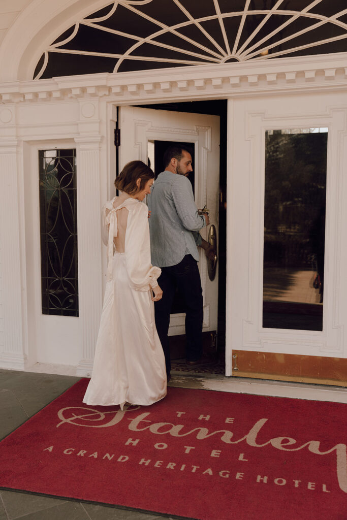 destination colorado wedding at the stanley hotel