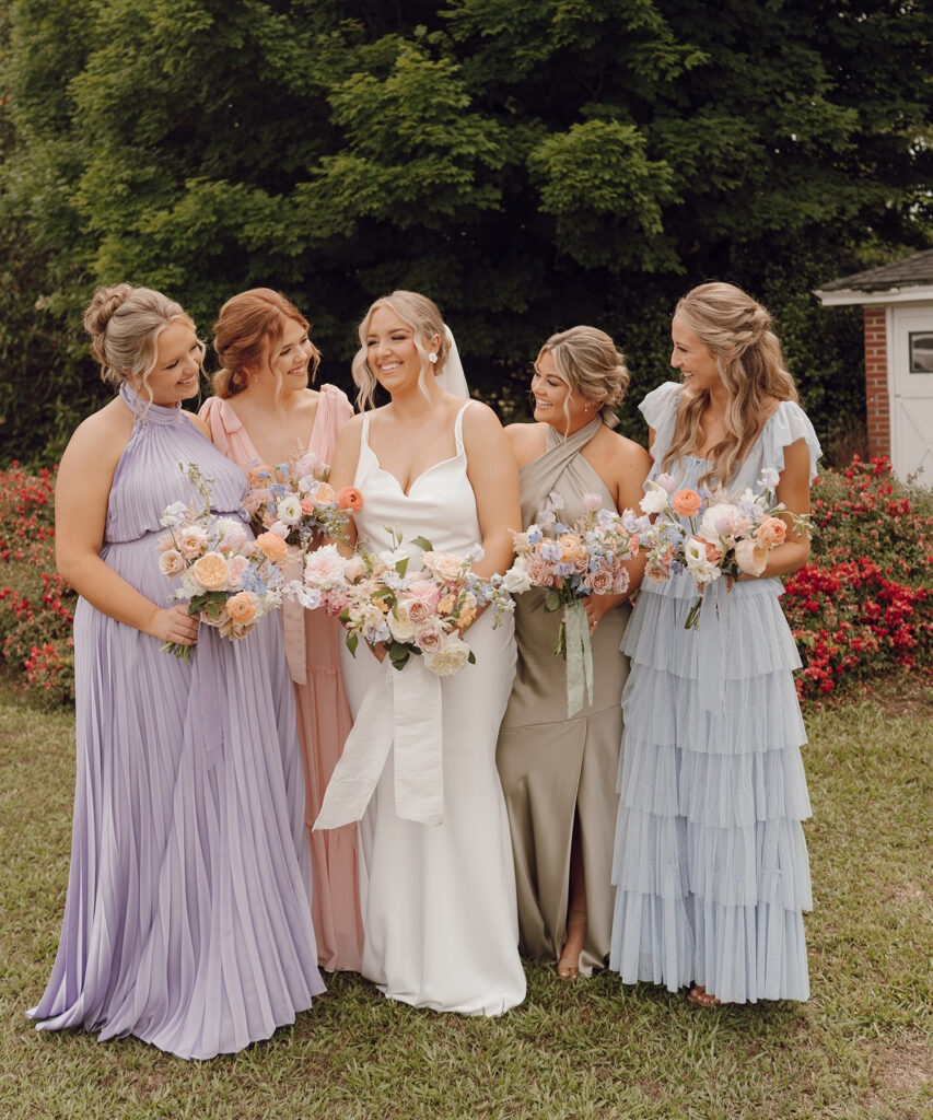 georgia destination wedding on wild daisy farm in atlanta