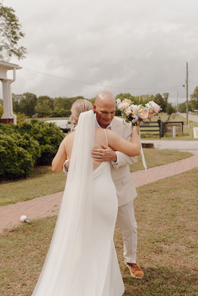 georgia destination wedding on wild daisy farm in atlanta