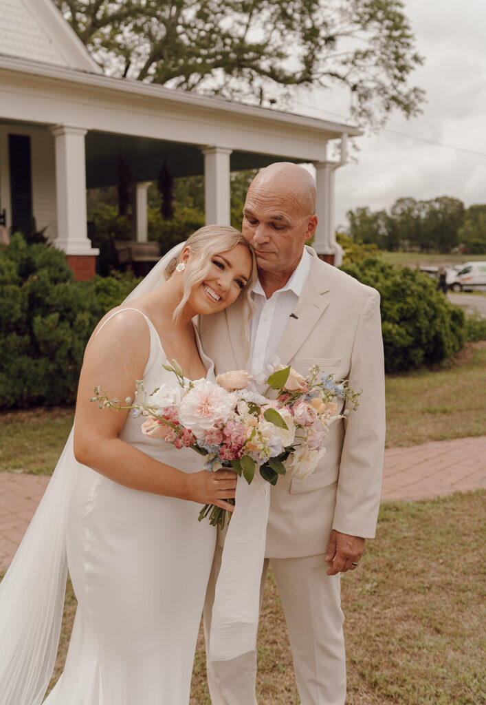 georgia destination wedding on wild daisy farm in atlanta