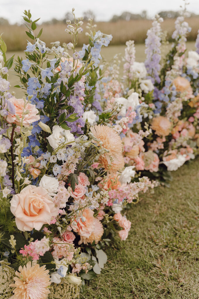 Georgia destination wedding spring wedding florals