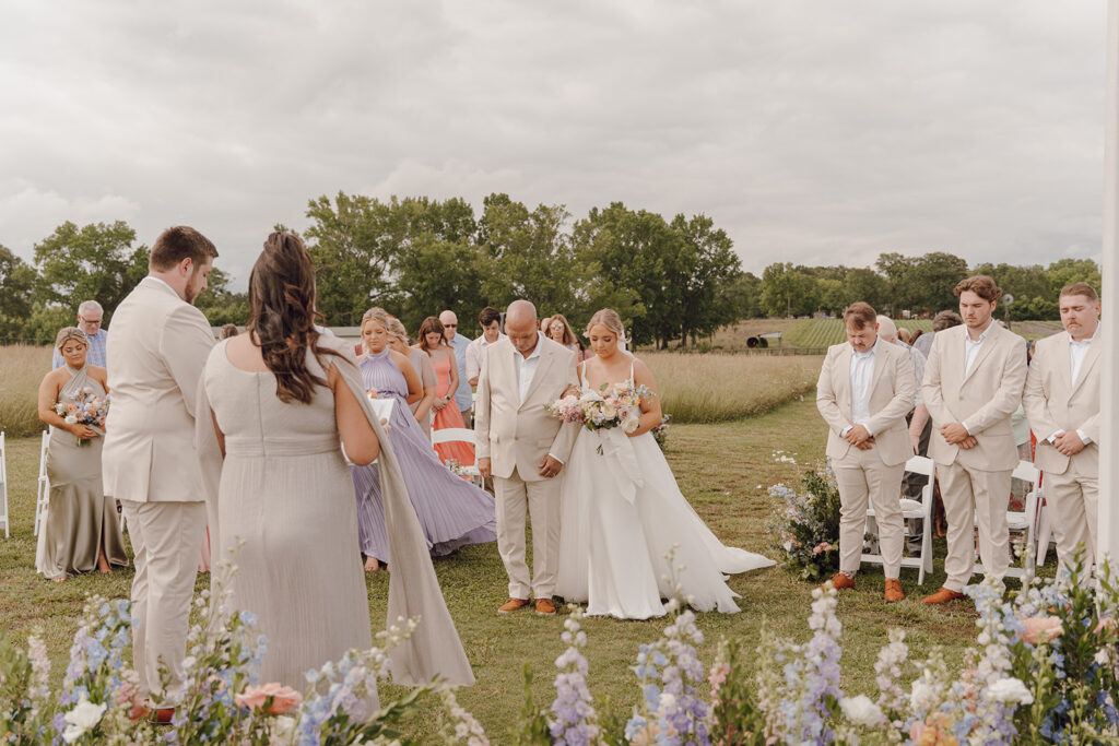 georgia destination wedding spring wedding flowers