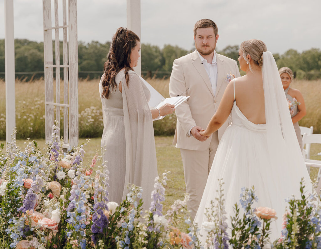 georgia destination wedding spring wedding ceremony