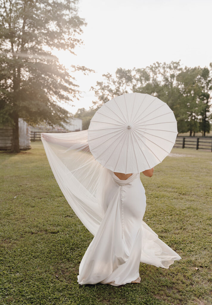 golden hour atlanta wedding photos bride and groom sunset portraits