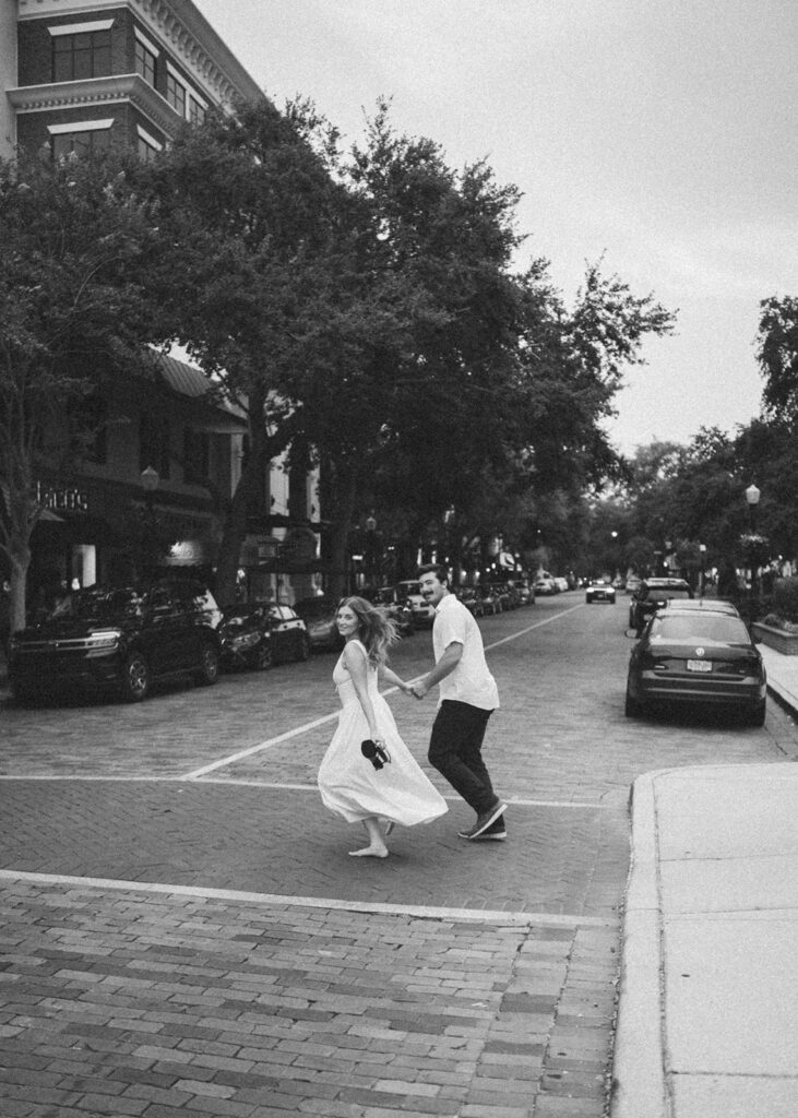 Hannibal Square Engagement Photos in Orlando, Florida