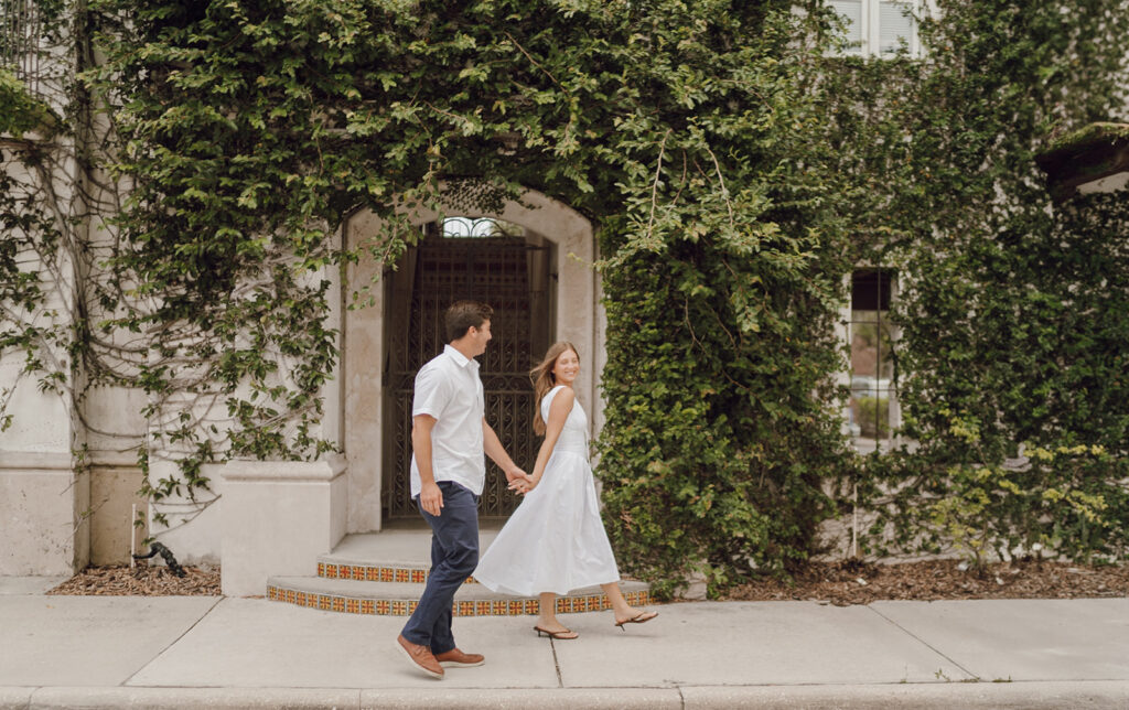 Hannibal Square Engagement Photos in Orlando, Florida