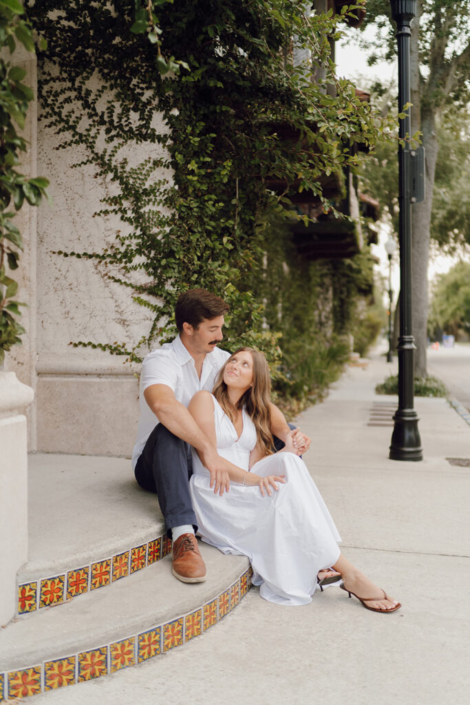 Hannibal Square Engagement Photos in Orlando, Florida