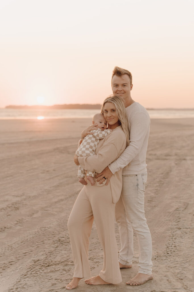 Beach Newborn Photos in Charleston, SC