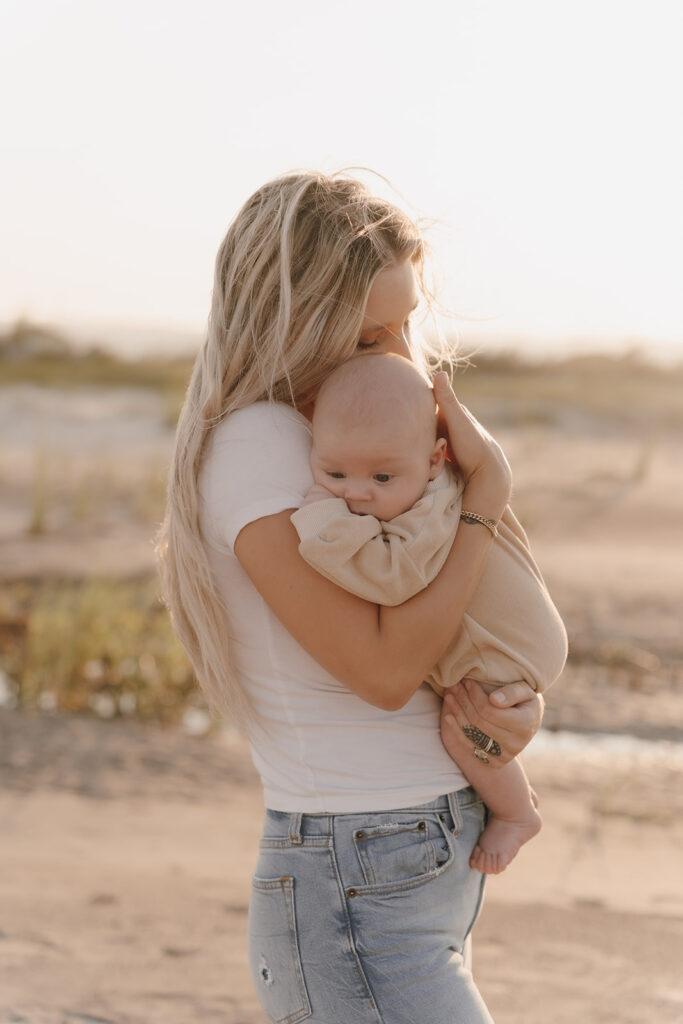 Beach Newborn Photos in Charleston, SC