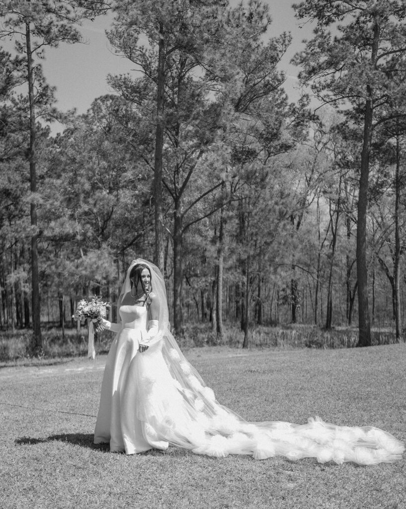 black and white wedding photos Tallahassee wedding photographer