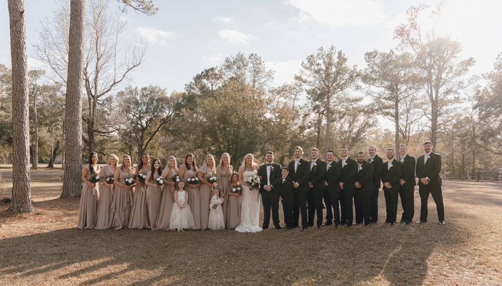 an outdoor winter wedding in florida documentary style