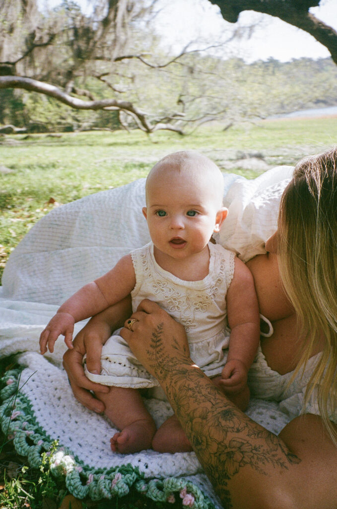 Spring Mommy and Me Pictures on Film at Maclay Gardens State Park