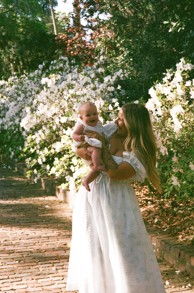 Spring Mommy and Me Pictures on Film at Maclay Gardens State Park