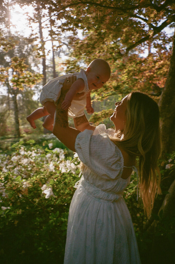 Spring Mommy and Me Pictures on Film at Maclay Gardens State Park