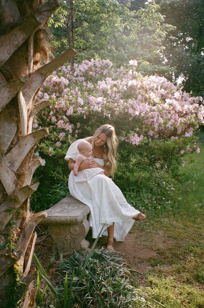 Spring Mommy and Me Pictures on Film at Maclay Gardens State Park