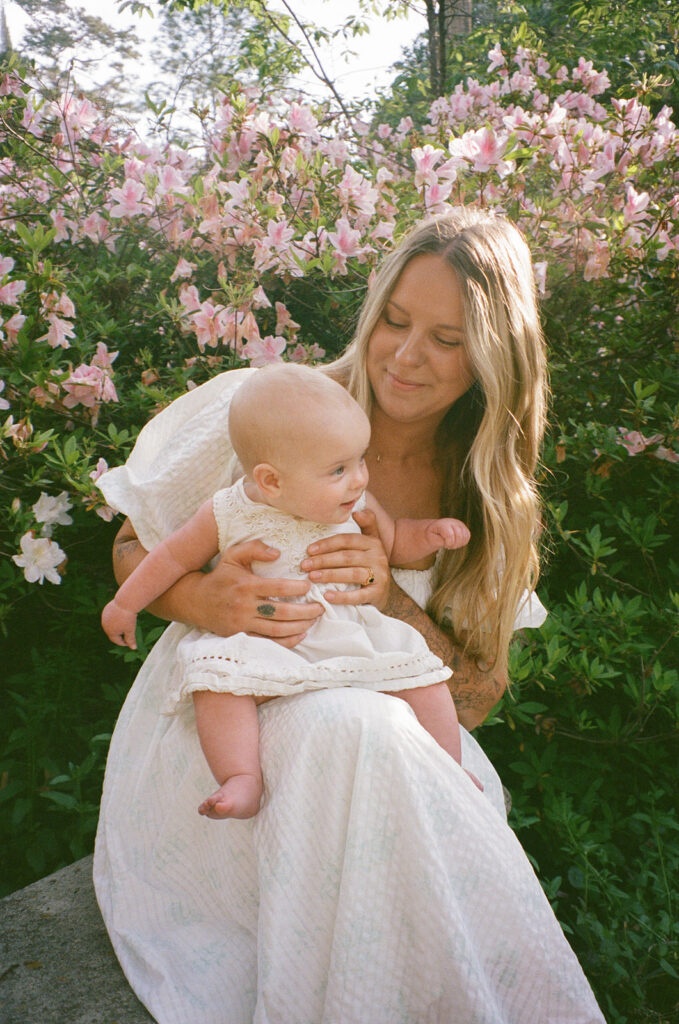 Spring Mommy and Me Pictures on Film at Maclay Gardens State Park