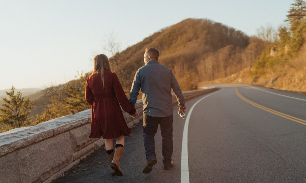 foothills parkway engagement photos Tennessee couples photographer