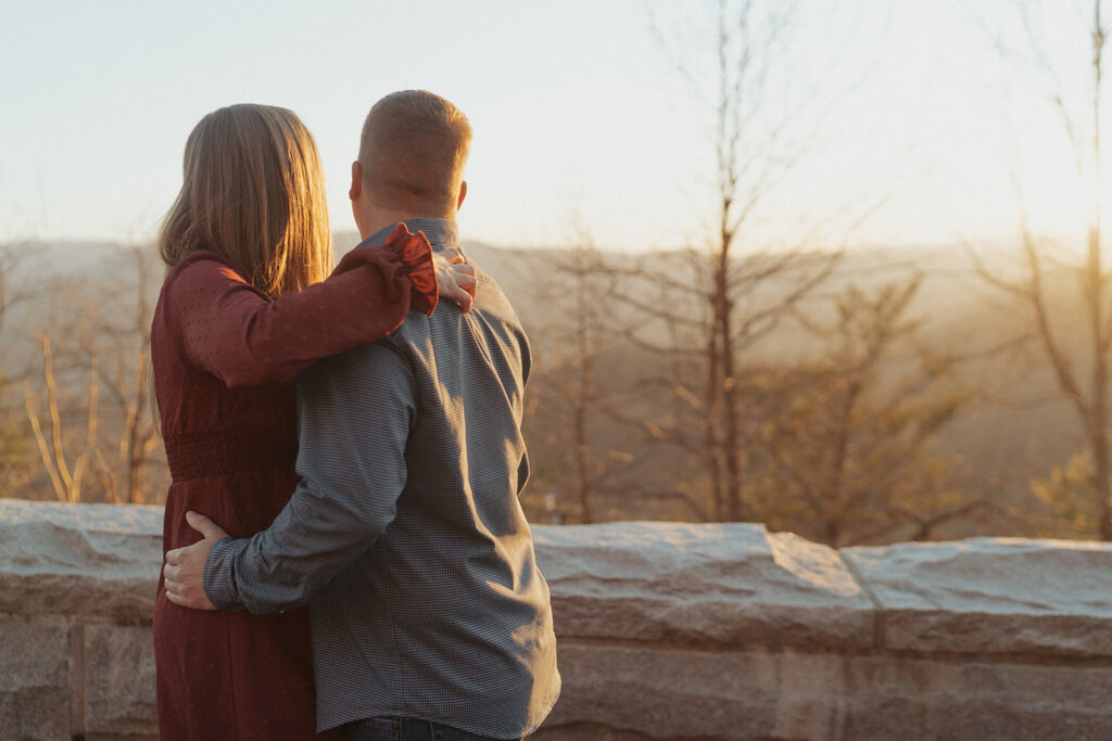 foothills parkway engagement photos Tennessee couples photographer