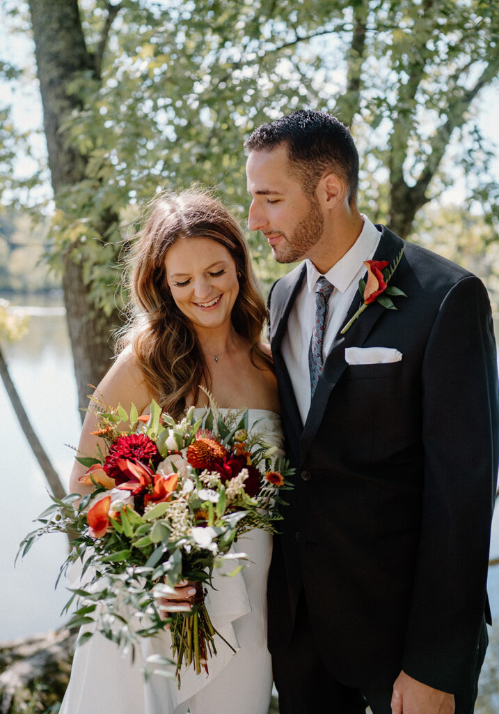 fall wedding colors and florals