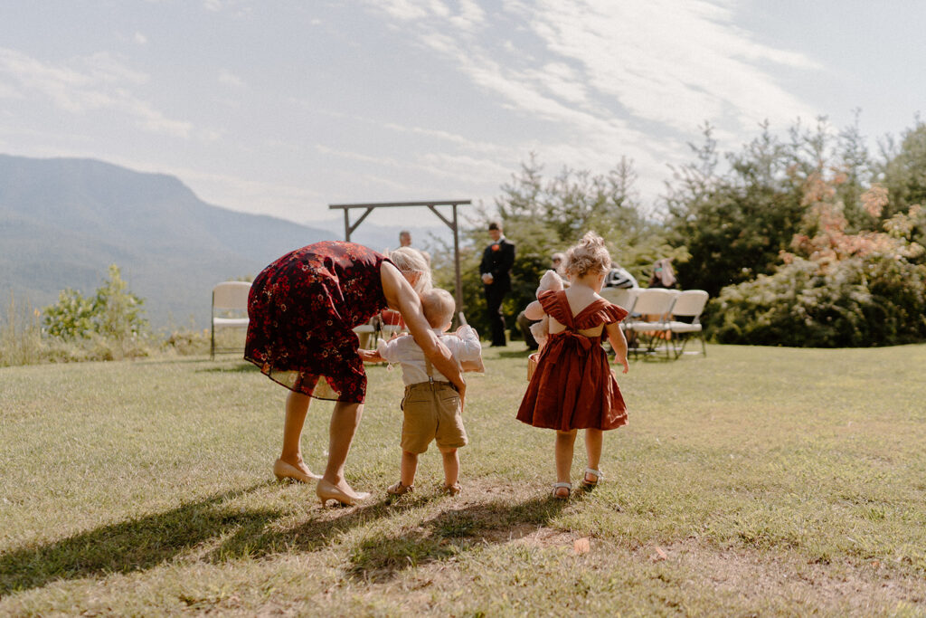 Intimate Mountaintop Wedding in Gatlinburg TN Surrounded by Loved Ones