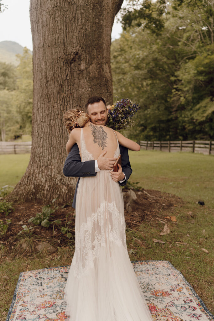 A Cozy Autumn Wedding at The Fields of Blackberry Cove in Asheville, NC