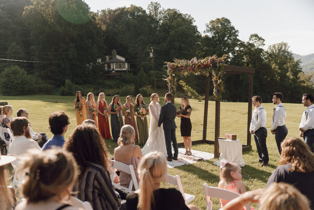 A Cozy Autumn Wedding at The Fields of Blackberry Cove in Asheville, NC