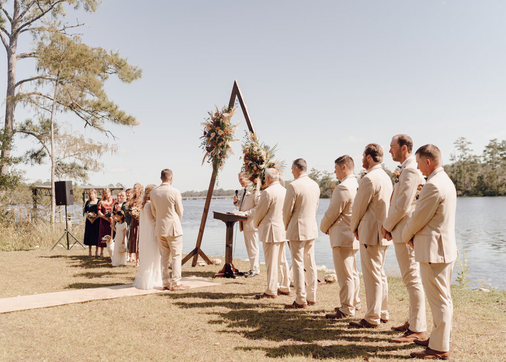 knoxville tn wedding ceremony on the lake