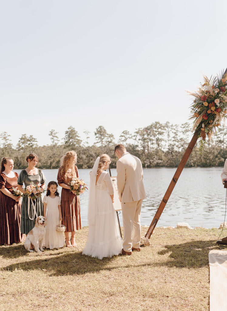 knoxville tn wedding ceremony on the lake