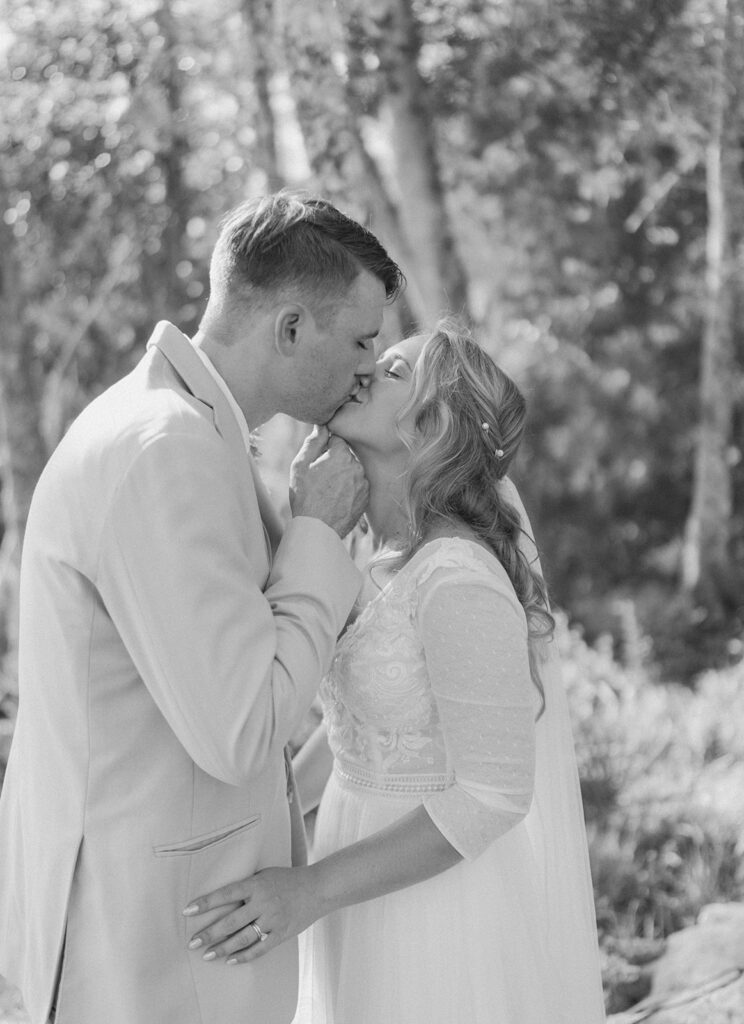timeless and romantic bride and groom photos in knoxville tn