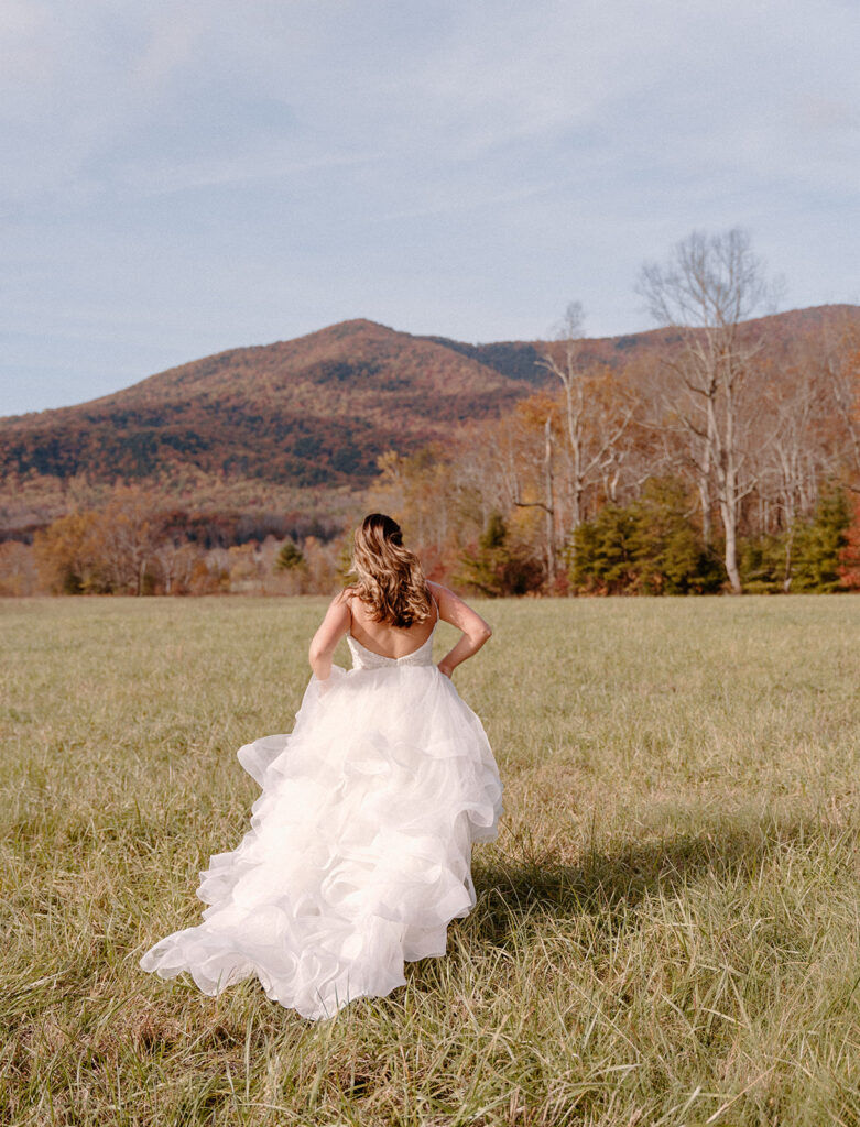 cades cove wedding photos in the mountains