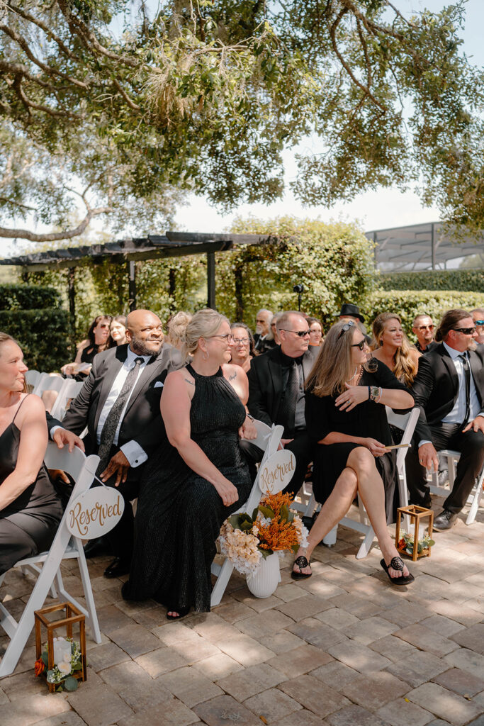 documentary style wedding guest photos