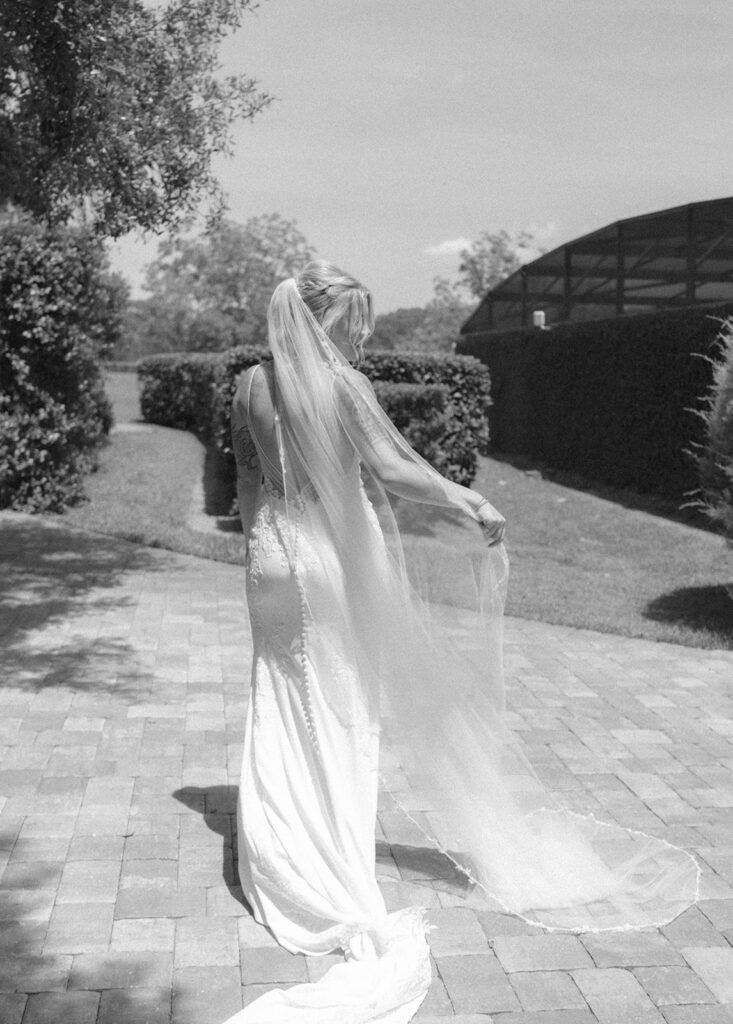 black and white wedding photos in florida