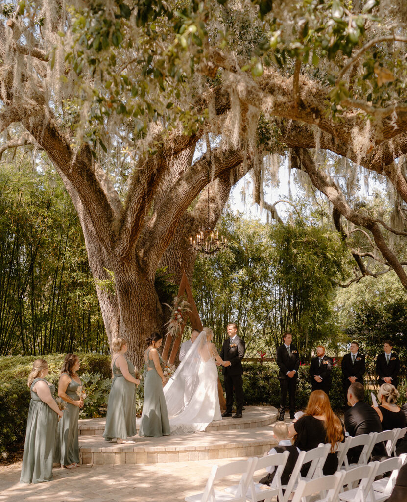 moss estates florida wedding venue outdoor ceremony space