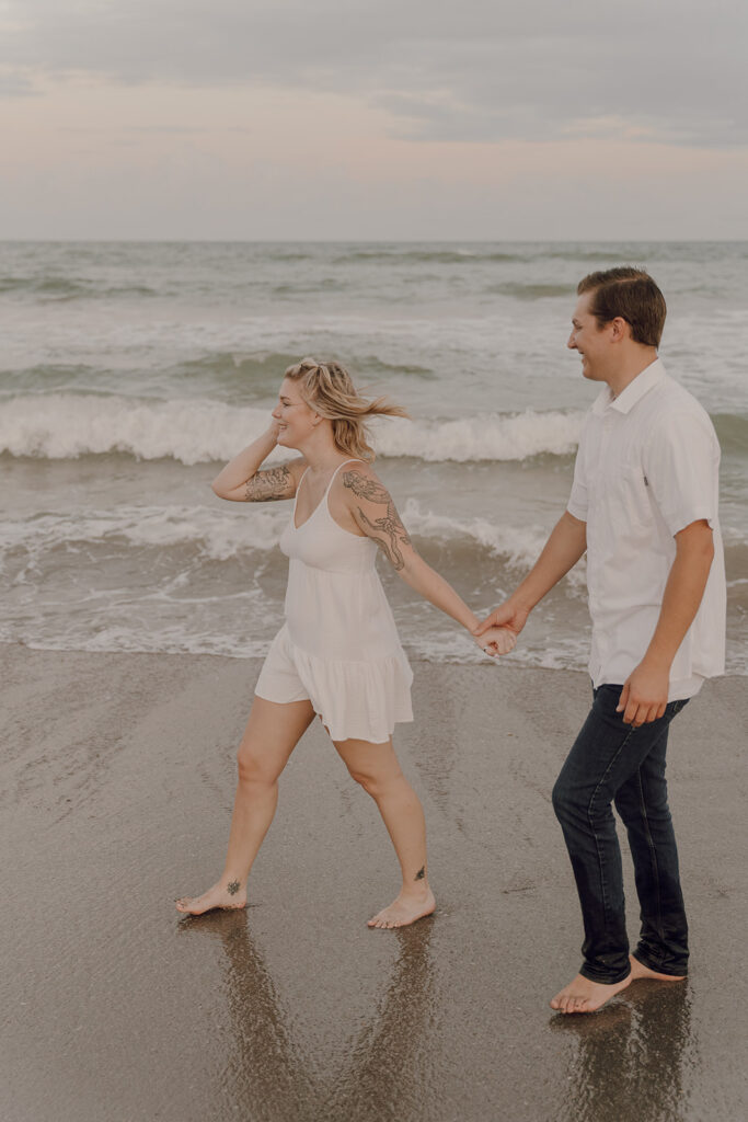 Cinematic Cocoa Beach Engagement Pictures With Cassidee and Brodie