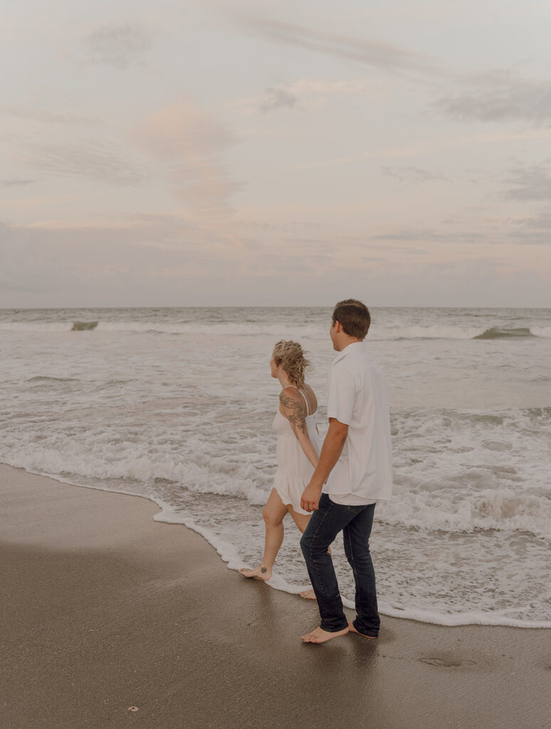 Cinematic Cocoa Beach Engagement Pictures With Cassidee and Brodie