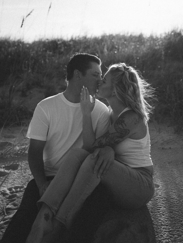 beach engagement photo locations in florida