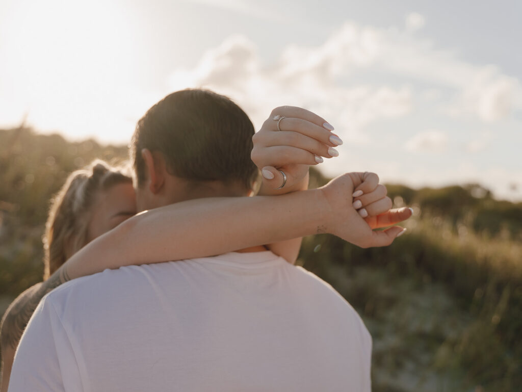 beach engagement photo locations in florida