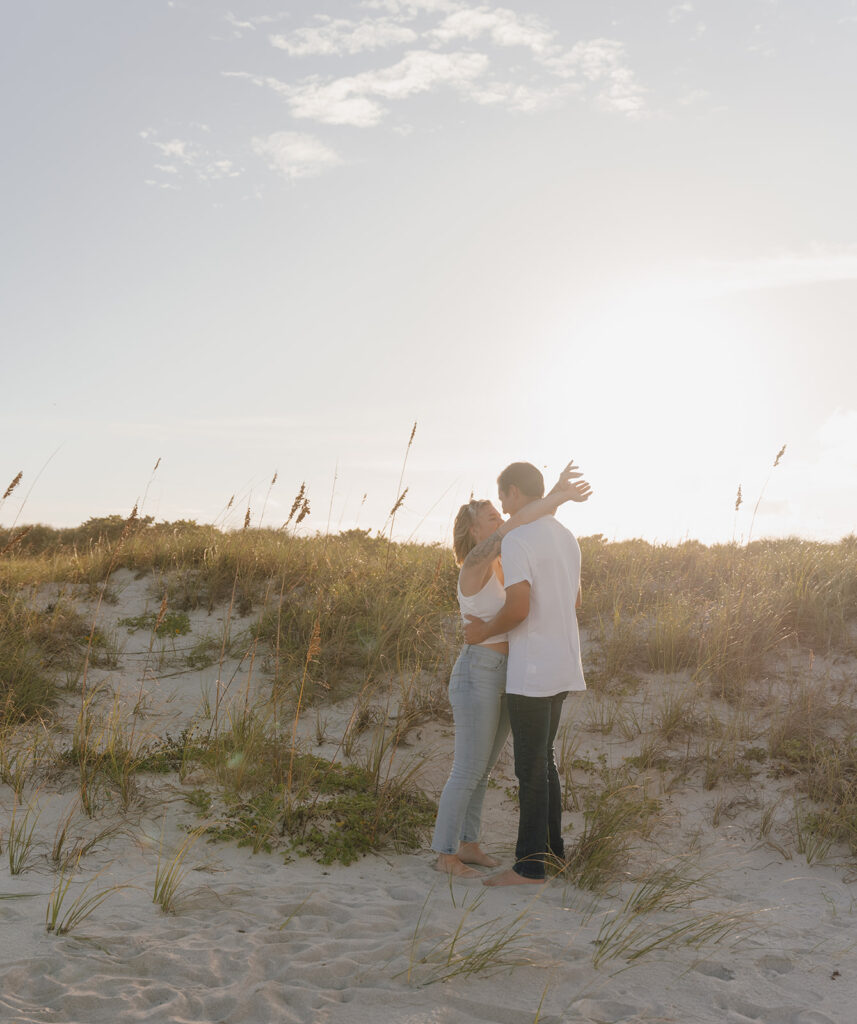 Cinematic Cocoa Beach Engagement Pictures With Cassidee and Brodie