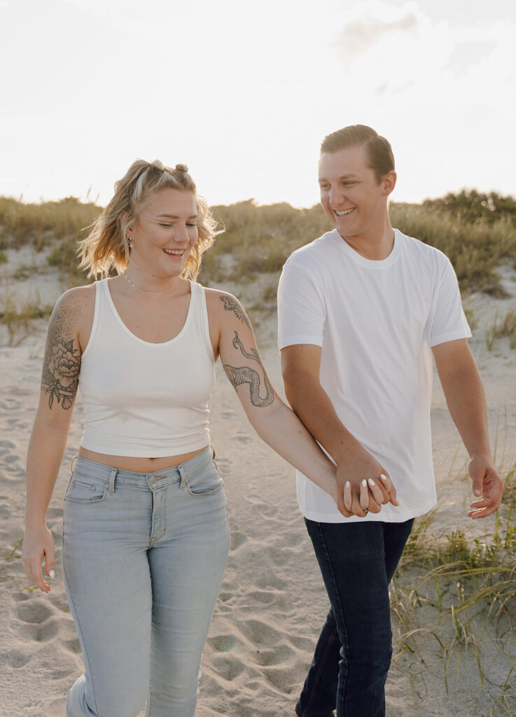 Cinematic Cocoa Beach Engagement Pictures With Cassidee and Brodie