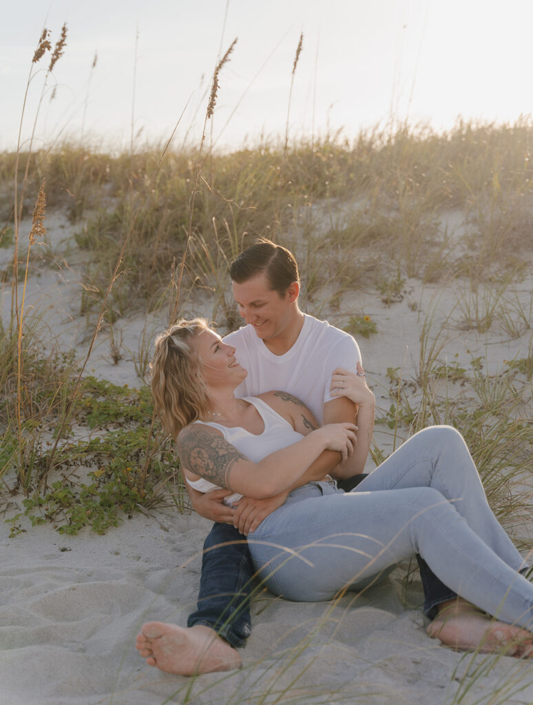 beach engagement photo locations in florida