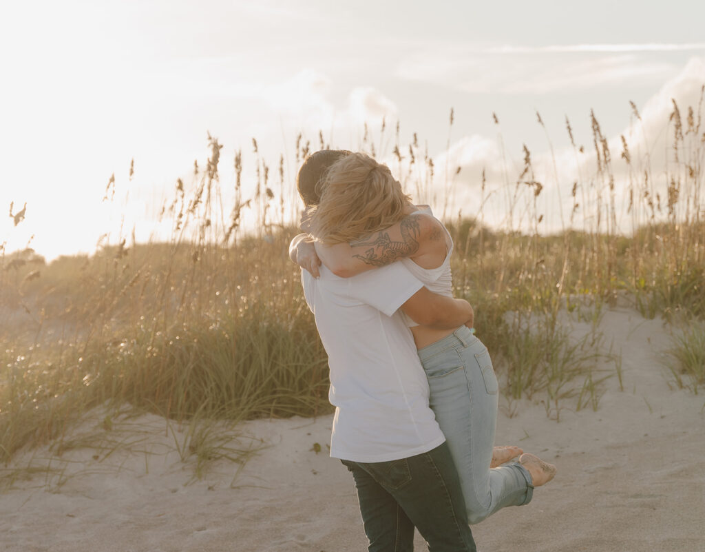 Cinematic Cocoa Beach Engagement Pictures With Cassidee and Brodie